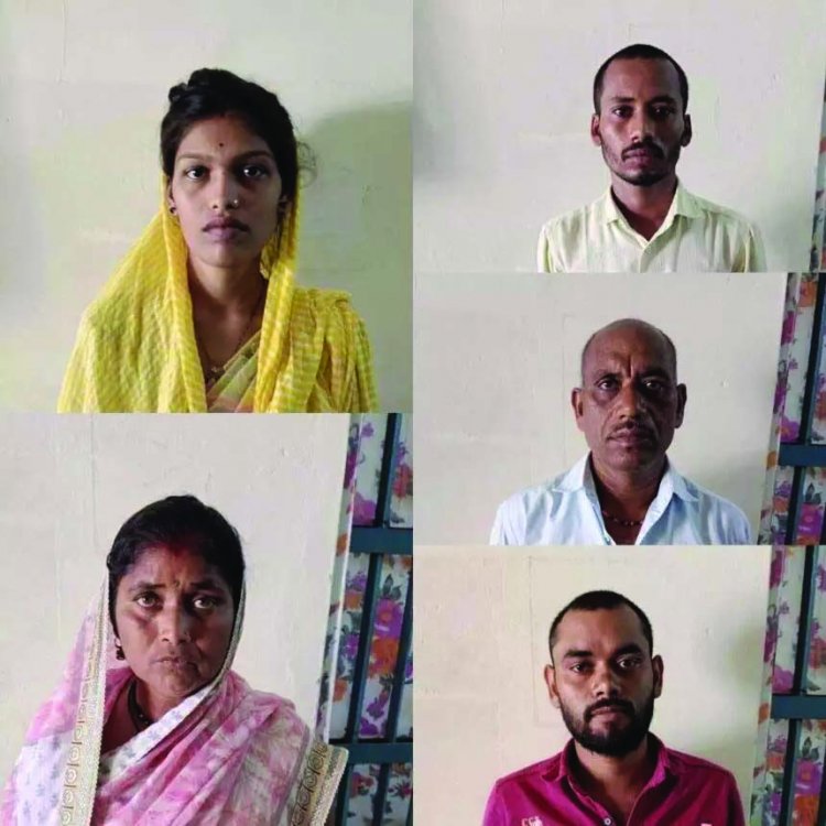 दहेज प्रताड़ना से तंग आकर महिला ने की थी आत्महत्या, पति सहित ससुराल पक्ष के 5 लोग गिरफ्तार