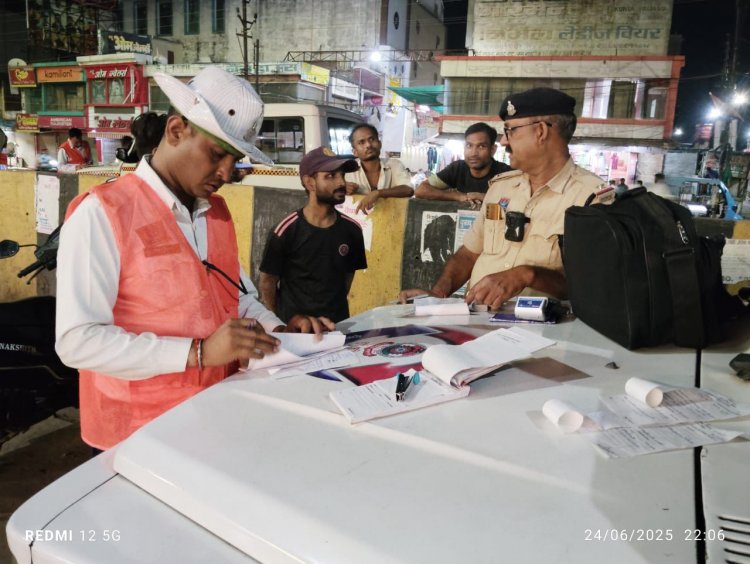 दुर्ग यातायात पुलिस ने 5 महीने में 547 वाहन चालकों पर कार्रवाई कर वसूले 54 लाख 70 हजार रुपए अर्थदण्ड