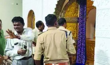 श्री श्याम मंदिर में बड़ी चोरी, 10 लाख से ज्यादा का हार और दानपेटी से कैश ले उड़े चोर