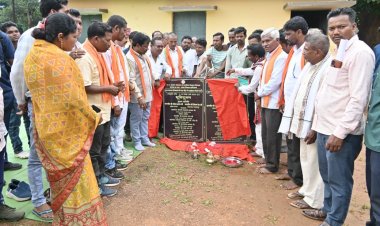 बस्तर सांसद महेश कश्यप ने नानगुर के ग्राम पंचायतो में 68 लाख के विकास कार्यो का किया भूमिपूजन