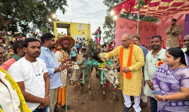 हरेली पर्व पर दुर्ग ग्रामीण विधायक ललित चंद्राकर ने की खेती-किसानी की समृद्धि की कामना