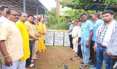 दुर्ग ग्रामीण विधायक ललित चंद्राकर ने ग्राम नगपुरा में 13 लाख 62 हजार रुपए की नवीन विकास कार्यों की दी सौगात