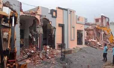 अवैध कॉलोनियों पर ताबड़तोड़ कार्रवाई, 16 मकान ढहाए गए, 10 एकड़ जमीन कब्जा मुक्त