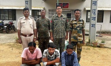 29 एकड़ जमीन का फर्जी पट्‌टा बनाने वाले तीन आरोपी सलाखों के पीछे