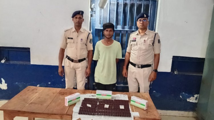 ब्राउन शुगर और नशीली टेबलेट बेचने वाला युवक पकड़ा गया