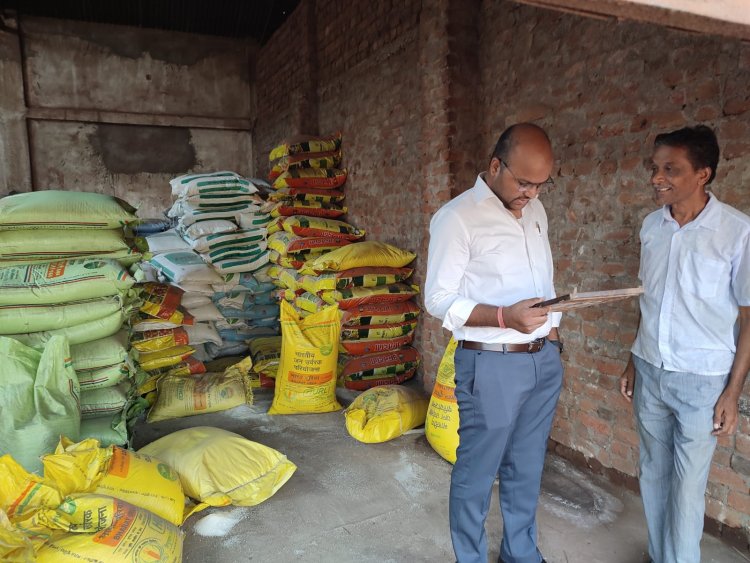 जिले में उर्वरकों का भण्डारण- वितरण कार्य प्रगति पर, डीएपी के स्थान पर वैकल्पिक खाद की व्यवस्था