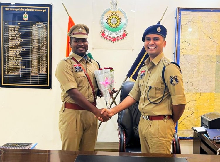 रॉबिंसन गुड़िया बने नारायणपुर के 23वें पुलिस अधीक्षक, SP  प्रभात कुमार रायपुर ट्रांसफर