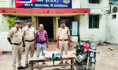 नशे के सौदागर पर पुलिस का शिकंजा, गांजा बेचने वाला आरोपी गिरफ्तार, 1.24 लाख का माल जब्त
