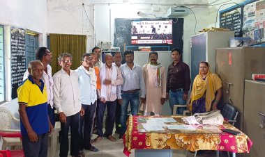 ग्राम तिरगा में PM-KISAN किस्त का सीधा प्रसारण, 31 परिवारों को मिला आवास योजना का लाभ