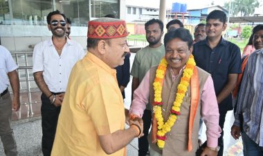 सांसद महेश कश्यप का जगदलपुर में भव्य स्वागत