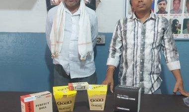 भिलाई में मादक पदार्थ पीने के साधन गोगो पेपर बेचने वालों पर पुलिस की कार्रवाई, तीन आरोपी गिरफ्तार