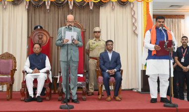 गजेंद्र यादव बने शिक्षा मंत्री, राज्यपाल ने दिलाई शपथ, देखें मंत्रियों के विभाग की सूची