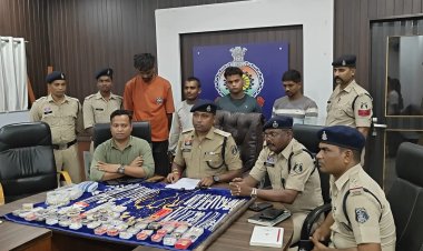 दुर्ग जिले के ज्वेलरी शॉम में हुए चोरी का खुलासा, 4 आरोपियों से 4 लाख के जेवरात बरामद