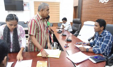 ग्राम पंचायत की शासकीय भूमि पर अतिक्रमण, जनदर्शन पहुंचे ग्रामीण