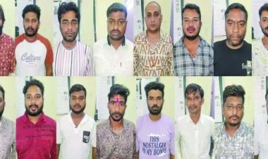 हाईप्रोफाइल जुआ फड़ पर पुलिस का छापा, 16 जुआरी गिरफ्तार, 8 लाख से ज्यादा नकद और 3 कारें जब्त