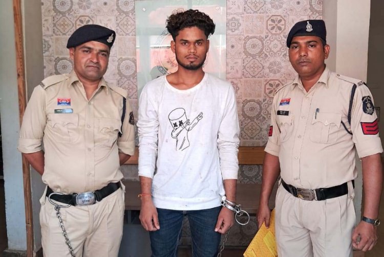 नशे में धुत युवक ने दुकान में घुसकर की मारपीट