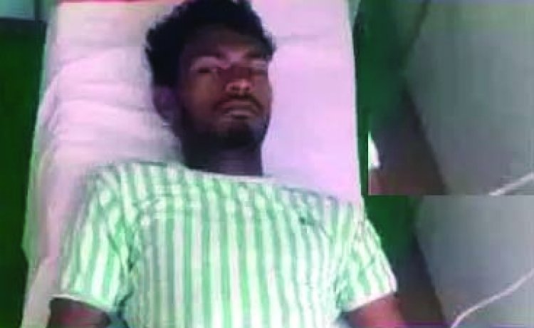 आईईडी की चपेट में आने से युवक गंभीर रूम से हुआ घायल