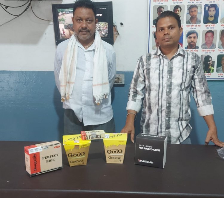 भिलाई में मादक पदार्थ पीने के साधन गोगो पेपर बेचने वालों पर पुलिस की कार्रवाई, तीन आरोपी गिरफ्तार