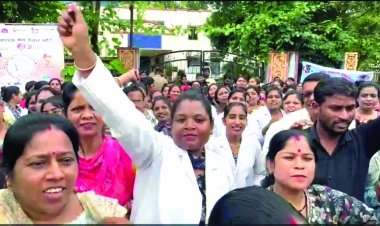 सरकार की बर्खास्तगी कार्रवाई से नाराज NHM कर्मचारी, 1000 से ज्यादा ने सौंपा इस्तीफा