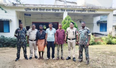 पशु तस्करी का भंडाफोड़, 7 गाय-बछड़ों के साथ 3 आरोपी गिरफ्तार