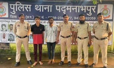 दुर्ग-भिलाई के 6 मंदिरों में चोरी करने वाले 2 चोर गिरफ्तार