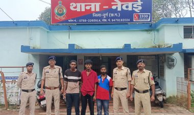 बर्थडे पार्टी में शराबखोरी के बाद हत्या, एक नाबालिग सहित तीन आरोपी गिरफ्तार