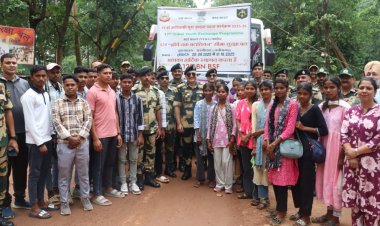 कांकेर-नारायणपुर के आदिवासी युवा लखनऊ रवाना, बीएसएफ ने किया आदान-प्रदान कार्यक्रम का आगाज़