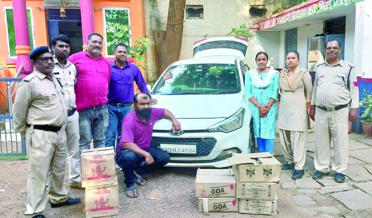 आबकारी विभाग की बड़ी कार्रवाई: भिलाई में 63 बल्क लीटर अवैध शराब समेत परमजीत सिंह गिल उर्फ पम्मा गिरफ्तार