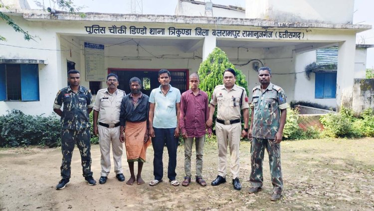 पशु तस्करी का भंडाफोड़, 7 गाय-बछड़ों के साथ 3 आरोपी गिरफ्तार