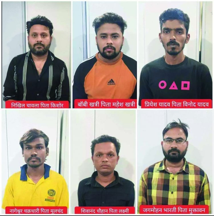 फर्जी सिम बेचने वाले 6 आरोपी गिरफ्तार