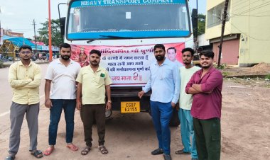 दुर्गा प्रतिमा विसर्जन के लिए ट्रांसपोर्ट एसोसिएशन ने उपलब्ध कराईं 80 गाड़ियां