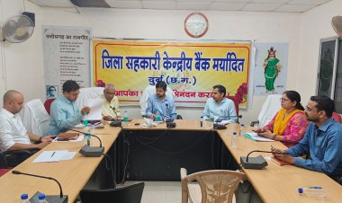 कलेक्टर श्री सिंह ने धान खरीदी तैयारी की ली समीक्षा बैठक