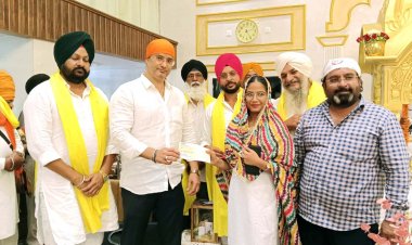 भिलाई में श्रद्धा और उल्लास से मनाया गया गुरु रामदास जी का प्रकाश पर्व, सिख यूथ समिति ने दी 1.23 लाख की छात्रवृत्ति, इंद्रजीत सिंह को सरोपा देकर किया सम्मानित