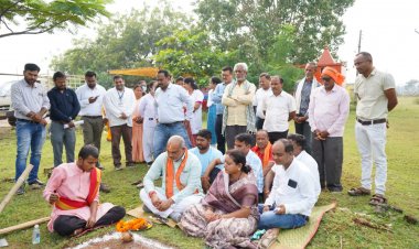 विधायक ललित चंद्राकर ने नगपुरा में 20 लाख के विकास कार्यों की रखी आधारशिला, कहा-क्षेत्र के विकास में धन की कमी नहीं होगी