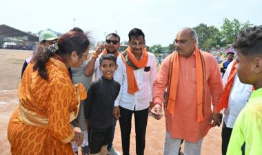 विधायक ललित चंद्राकर ने किया सांसद खेल महोत्सव का शुभारंभ