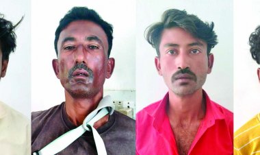 गौ हत्या मामले में शामिल 4 आरोपियों को भेजा गया सलाखों के पीछे