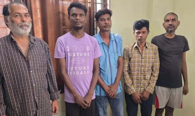 कालीबाड़ी गांधी नगर से 5 सटोरिए गिरफ्तार