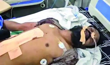 शराबी ने पत्नी से विवाद के बाद खुद को मारा चाकू, हालत गंभीर