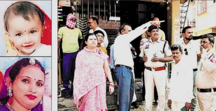 ट्रैक्टर-ट्रॉली की चपेट में आने से मां और बच्ची की मौत, पति बाल-बाल बचा