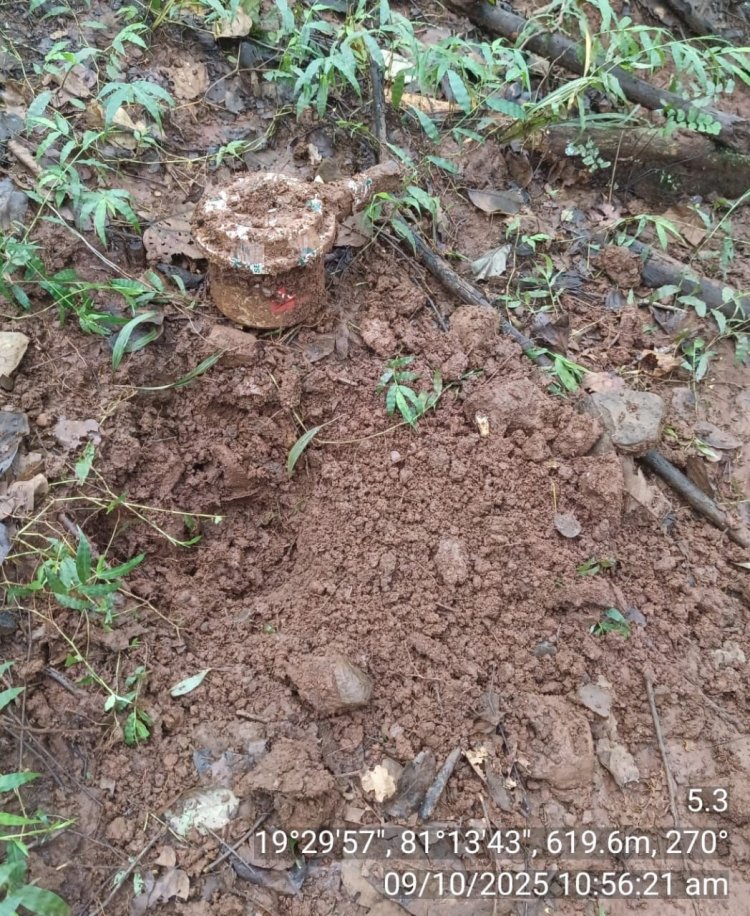 नक्सलियों के मंसूबे नाकाम: नारायणपुर में सुरक्षा बलों ने 5 किलो आईईडी को किया निष्क्रिय