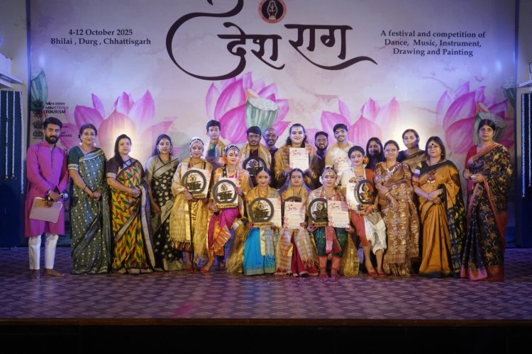 भिलाई में संपन्न हुई राष्ट्रीय नृत्य एवं संगीत प्रतियोगिता, 10 प्रतिभागियों को मिला जयपद्मा सम्मान-2025