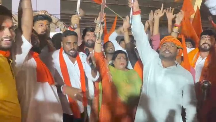 इस्पात भूमि से हुआ हिंदुत्व का शंखनाद, छत्तीसगढ़ बजरंग दल की ऐतिहासिक विजयादशमी शोभायात्रा