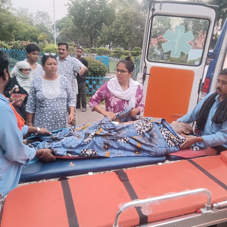 दुर्ग पुलिस ने गंभीर मरीज को पहुंचाया एम्स रायपुर, ग्रीन कॉरिडोर से मिली नई जिंदगी
