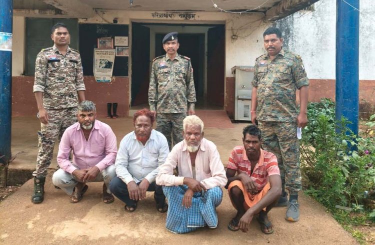 गोवंश मांस तस्करी का खुलासा, वाहन से मिला भारी मात्रा में मांस, चार आरोपी गिरफ्तार