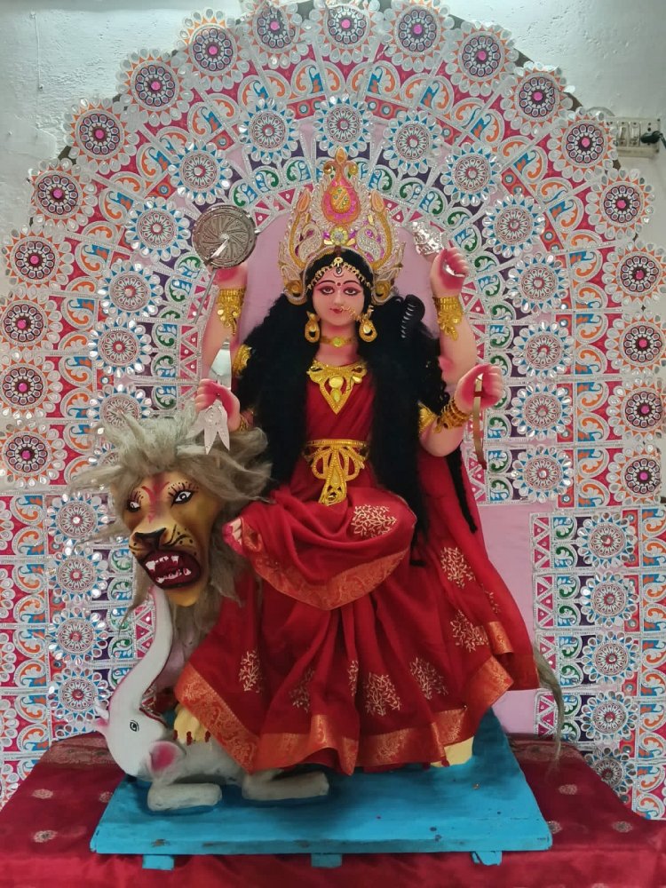 हुडको में जगतधात्री पूजा कल