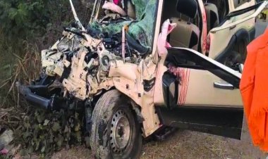 जांजगीर में दर्दनाक हादसा, NH-49 पर स्कॉर्पियो-ट्रक की भिड़ंत, दो आर्मी जवान सहित 5 की मौत, बारात से लौट रहे थे लोग