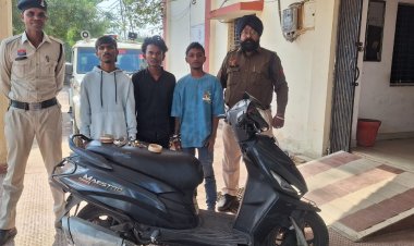 सूने मकान से जेवरात और रुपए चुराने वाले तीन आरोपी गिरफ्तार, 80 हजार रुपए का माल बरामद