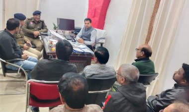 एडीएम और एएसपी ने ली डीजे-मांगलिक भवन संचालकों की बैठक, दिए कड़े निर्देश