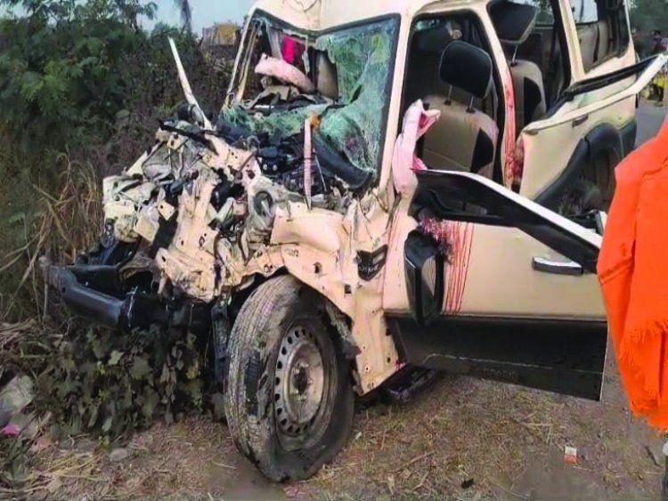 जांजगीर में दर्दनाक हादसा, NH-49 पर स्कॉर्पियो-ट्रक की भिड़ंत, दो आर्मी जवान सहित 5 की मौत, बारात से लौट रहे थे लोग