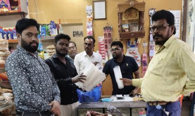 दुर्ग में चाइनीज मांझा पर निगम की सख्ती, जय शंकर किराना स्टोर्स से जानलेवा मांझा जब्त